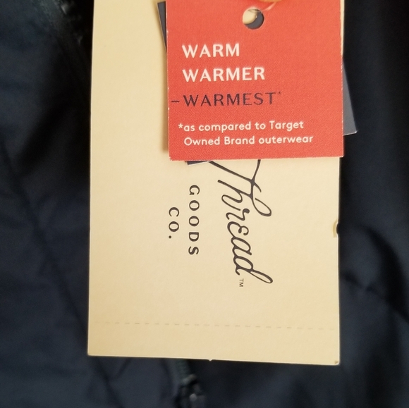 Universal Thread Blue Puffer Jacket - Picture 9 of 13